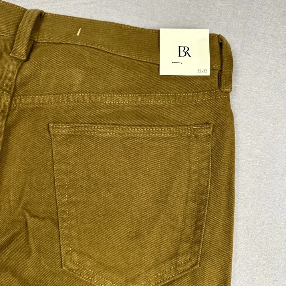 Banana Republic Slim Fit Traveler Pants Mens 32x32 Tobacco Brown NEW 562215-01-1